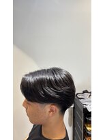 メンズヘアースパイス ユメサキ(Men's Hair SPICE -yumesaki-) 曲がる縮毛矯正×センターパート