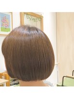 ナノハナ&nbsp;鹿沼で唯一本格ヘッドスパが出来る美容室　シンプルボブ