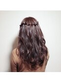 ヘアアレンジビターブラウン