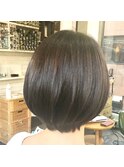 【リアルお客様スタイル】シンプルショートボブ
