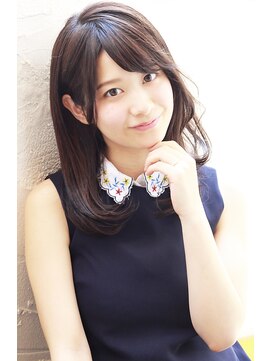 Villa柏 大人かわいいピュアセミロング L ヴィラ Villa 92co のヘアカタログ ホットペッパービューティー
