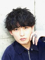 フィフス(fifth) ◇重めバング×くせ毛風パーマ◇ソフトツーブロック マッシュ