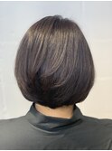 時短×ミニボブ×艶髪ブラウン
