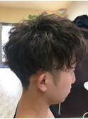 マッシュベースにラフな動きをプラスしたスタイル