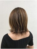 外ハネシルエット2