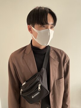 トレス(TRESS) メンズコンマバング/韓国風マッシュ/センターパート