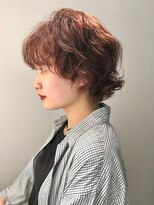 トレス(TRESS) パーマスタイル/マロンベージュ/イメチェンボブ/前髪あり/表参道