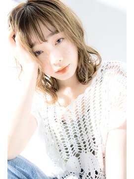 リノナ(Linona) 20代30代40代50代ひし形デジタルパーマエアリーミディ