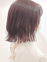 ユーフォリア 新宿店(Euphoria)&nbsp;外ハネボブ　ピンクラベンダー　20代