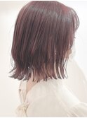 外ハネボブ ピンクラベンダー 20代