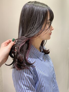 マイル 渋谷(mile) ピンク×イヤリングカラー