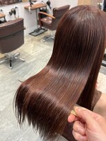 アディクト 東陽町西口(addict)&nbsp;ハイダメージ毛でもできる髪質改善＿ブラウン＿ロング［東陽町］