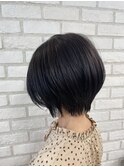 丸みショートボブ