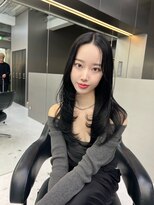 イキ 表参道(iki omotesando)&nbsp;ミディアムヘア/スラッシュ/グレージュカラー/デザインカラー