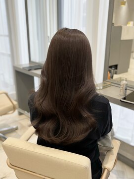 レア 銀座(Le'a) 【ブリーチなし】ココアブラウン×フェイスレイヤー♪