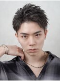 【リバースアッパーショート】ツーブロック刈り上げ爽やかヘア