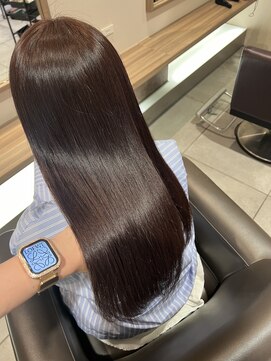 ヘアースタジオ エフ(Hair studio f) ラベンダーベージュ/ツヤ感カラー