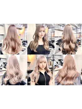 10代20代から人気★Steeloだからできるトレンド＆透明感カラー♪ニュアンスカラーでJUSTな抜け感を演出！