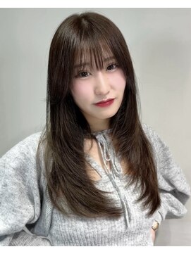 ワン バイ ジ エクト(One by The Ect) 韓国ざくざくレイヤーハッシュカット髪質改善カラー