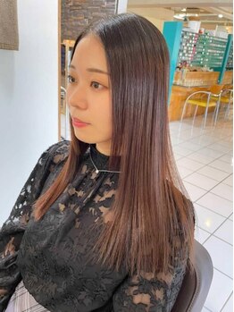オンリー(ONLY)の写真/【高崎市菅谷町】ダメージ毛でも天使の輪ができる♪髪質改善の最高峰★酸熱トリートメント