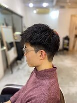 ソイクフ(SOY KUFU) MEN’S HARE アッシュブラックベリーショート