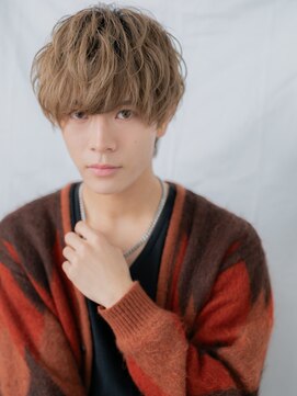 グルーミングサロン バーバー キャッスル 北浦和西口(Grooming salon Barber Castle) ハイトーンカラーカジュアルマッシュパーマd北浦和