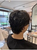 襟足あり ニュアンスパーマ 春日部美容室 かの