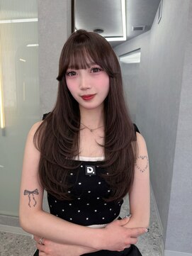 ボタン ハカタ(VOTAN hakata) 【柿本真優】レイヤースタイル/ベージュカラー