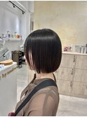 くびれヘア縮毛矯正アプリコットオレンジ夏ハイライト《用賀》