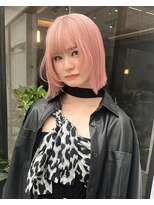 ワク 藤沢店(waku)&nbsp;ハイトーン　ホワイトピンク　ケアブリーチ