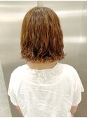 波巻きボブパーマデザイン