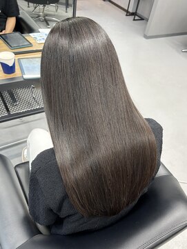 ジェニーバイメノン(JENNIE by Menon) 高濃度水素縮毛矯正 サラツヤロング