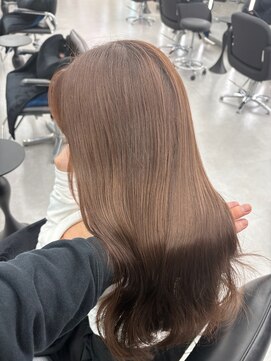 アルドーレフィエロ シンサイバシ(Ardore fiero shinsaibashi) ブリーチなしダブルカラーでできるマロンベージュ♪