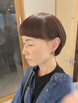 ヘアコレクション アンジュ(Hair collection Unge)&nbsp;前髪ぱっつん×ショートボブ