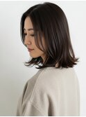 髪質改善縮毛矯正レイヤー艶髪40代50代ベージュ