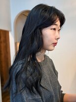 ロティー(loty)&nbsp;ロング 暗髪　髪質改善カラー ダークグレージュ ブルージュ 20代