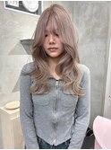 着物ヘア/大人ガーリー/ダークアッシュ/似合わせカット/梅田