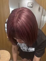 カシェル トウキョウ(Cashel Tokyo)&nbsp;ブリーチカラー　ピンクカラー　ハイトーンボブ