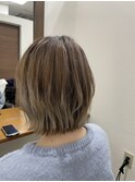 セルフカラーにレイヤーカット
