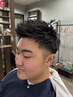 【平日限定】大学・専門学生メンズカット+シャンプー¥3200 顔剃り+¥500