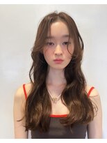 アビー 福岡天神(ABBEY) ロングヘアレイヤーカット前髪カット髪質改善トリートメント