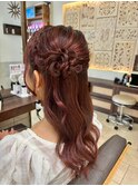 ヘアセット/ハーフアップ/お呼ばれヘア