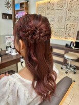 ヘアリゾート粋 ティガ 池袋店(tiga)&nbsp;ヘアセット/ハーフアップ/お呼ばれヘア