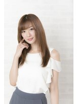 ルルディ バイ アフロディーテ銀座(luludi by APHRODITE)&nbsp;グレージュカラー/シルキーベージュ/斜めバング/銀座/髪質改善