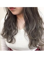 フレアジェネラス(FLEAR generous)&nbsp;デザインカラー【ハイライトグレージュ×マッシュウルフ】 柳本