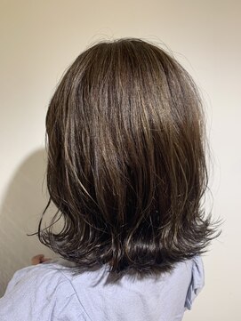 エイトタマプラ たまプラーザ店(EIGHT tamapla) 【EIGHTたまプラ】デザインカラー_切りっぱなしボブ