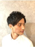 爽やかビジネスアップバングショート
