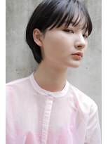 ラボ(Ravo)&nbsp;[Ravo]前髪切りっぱなしの黒髪ショートボブ