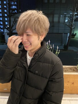 コミレ(COMILE) メンズカラー　ホワイトベージュ