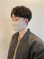 無造作韓国風センターパート